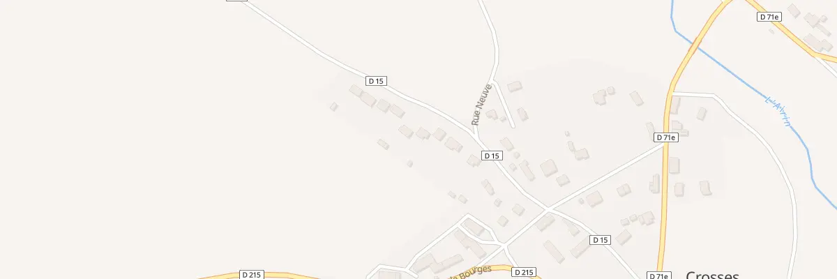 Plan du 9 Rue de la Cropette à Crosses