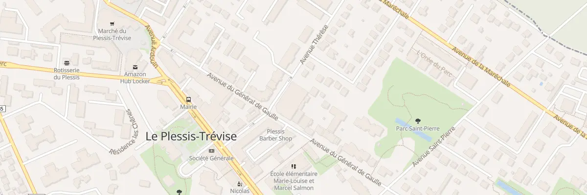 Plan du 10 Av Thérèse au Plessis-Trévise