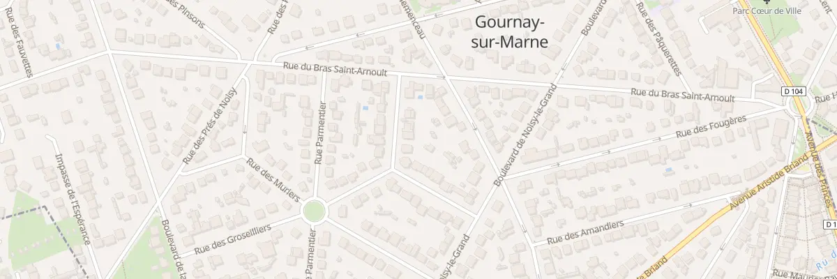 Plan du 7 Rue de la Patte d’Oie à Gournay-sur-Marne