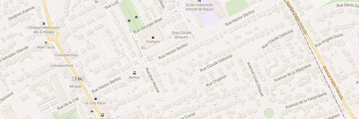 Plan du 26 Rue Hector Berlioz à Tremblay-en-France