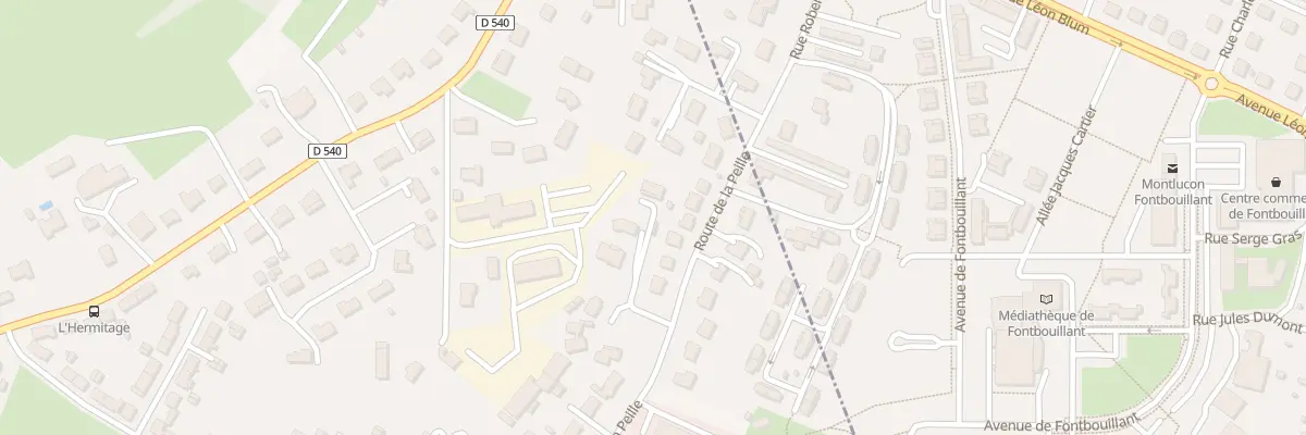 Plan du 4 Sq des Garennes à Prémilhat