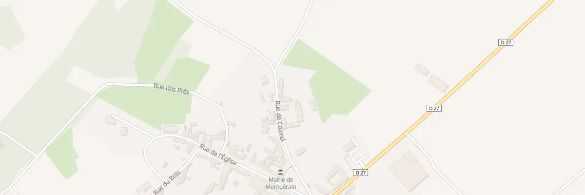 Plan du 8 Rue de Coivrel à Montgérain