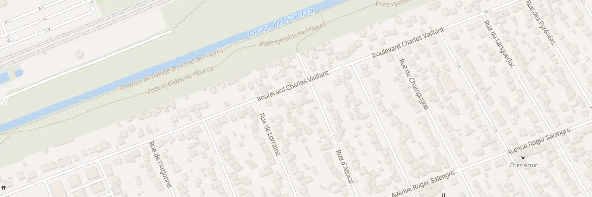Plan du 52 Bd Charles Vaillant à Tremblay-en-France