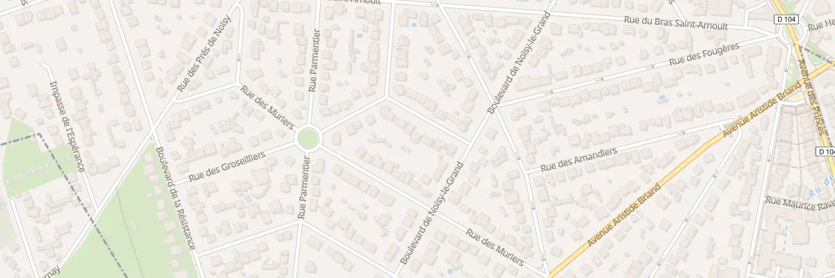 Plan du 20 Rue de la Patte d’Oie à Gournay-sur-Marne