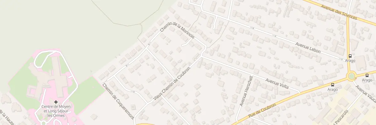 Plan du 25 Vieux Chemin de Coubron à Montfermeil