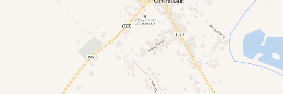 Plan du 24 Rue de l’Enfer à Concressault