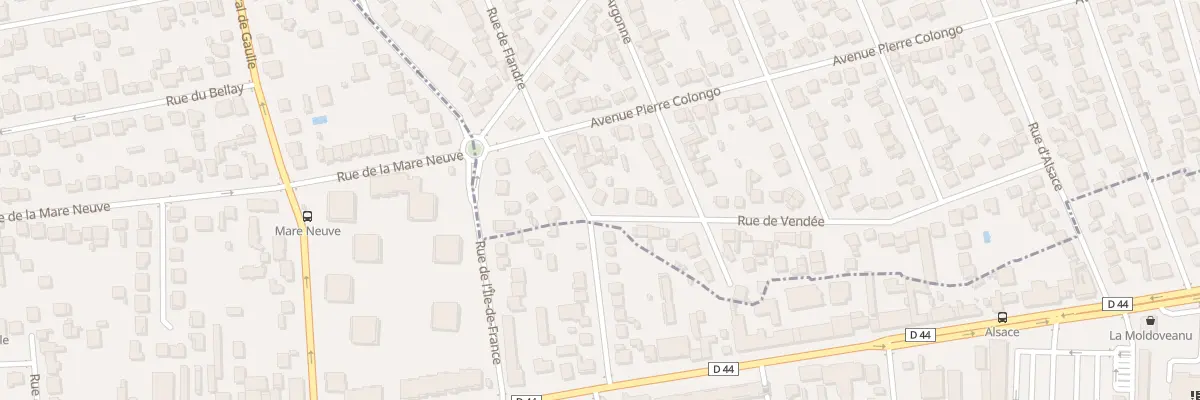 Plan du 93 Rue de Flandre à Tremblay-en-France