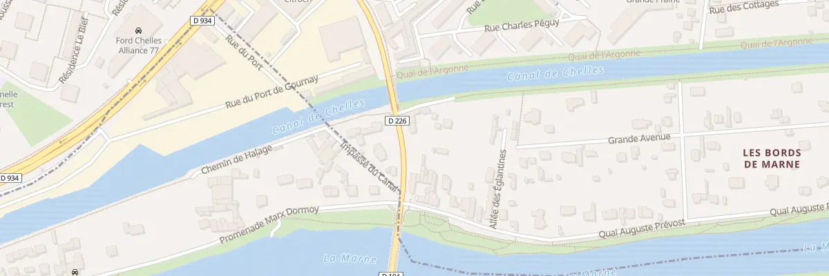 Plan du 6 Rue de Gournay à Chelles