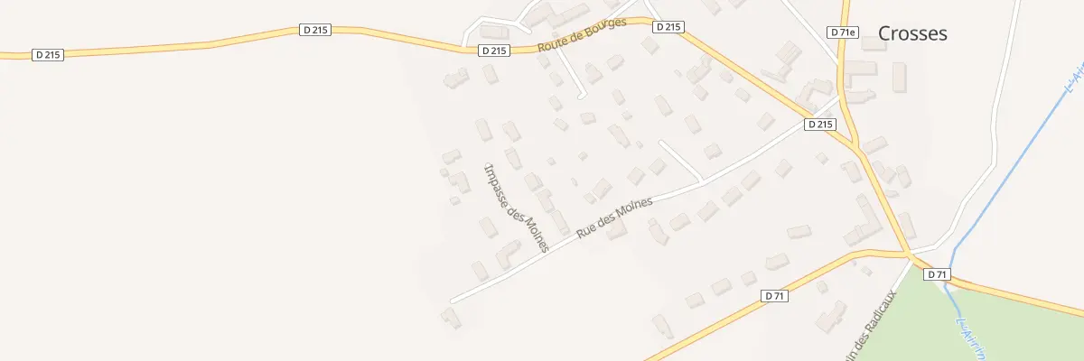 Plan du 21 Rue des Moines à Crosses