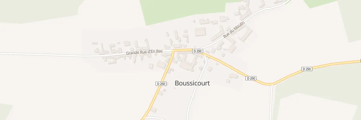 Plan du 5 Gr Grande Rue d’En Haut à Boussicourt