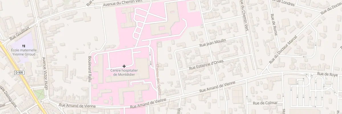 Plan du 7 Rue Jean Moulin à Montdidier