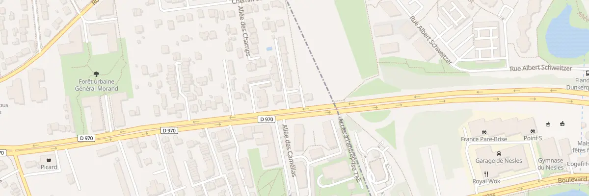 Plan du 209 Av Emile Cossonneau à Noisy-le-Grand