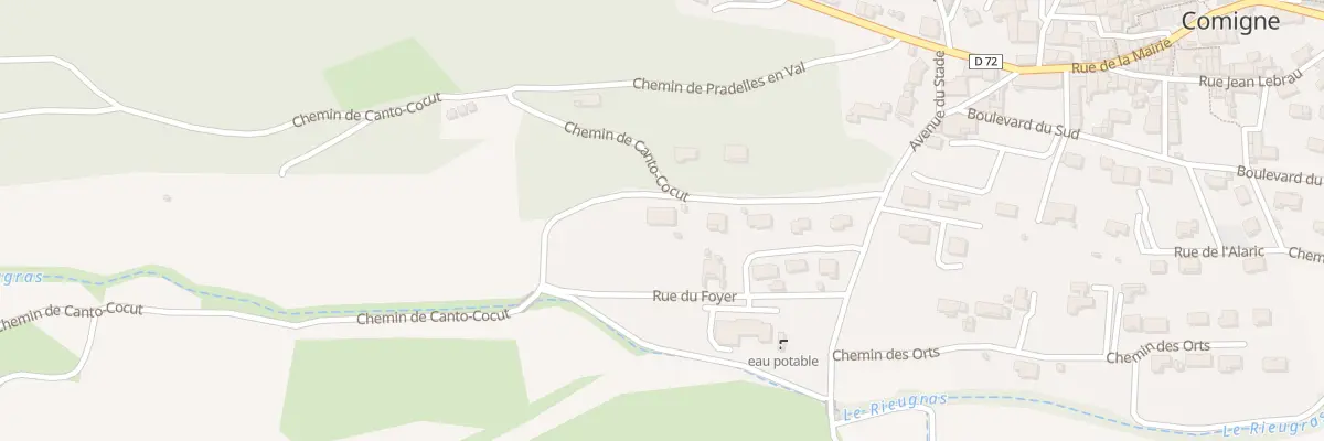Plan du 2 Che des Combes à Comigne