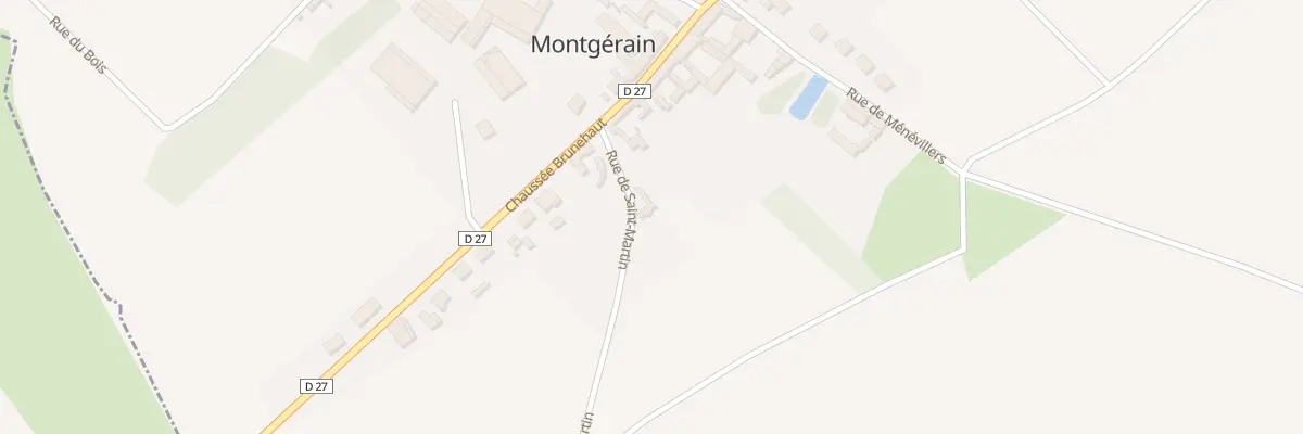 Plan du 1 Rue de St Martin à Montgérain