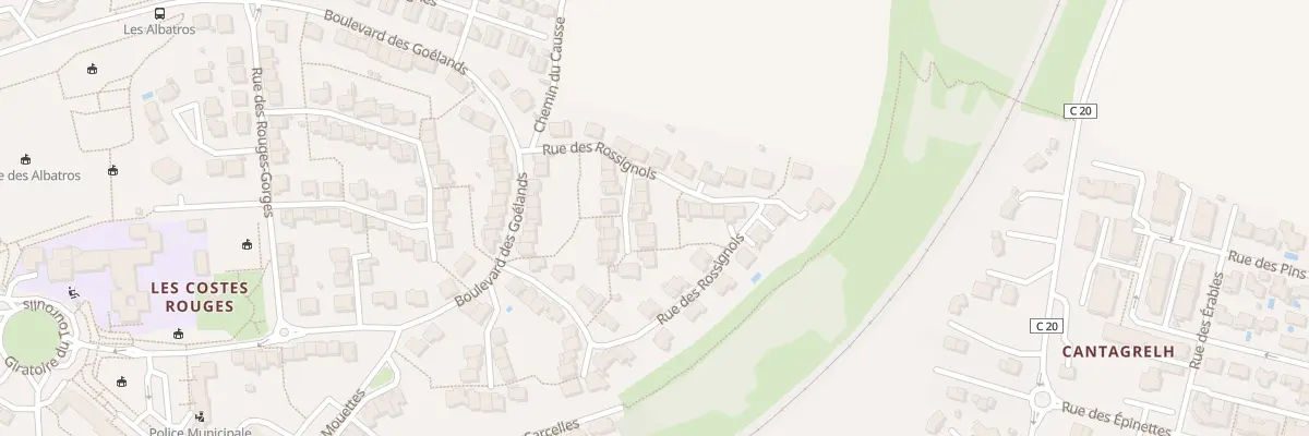 Plan du 5 Rue des Chardonnerets à Onet-le-Château
