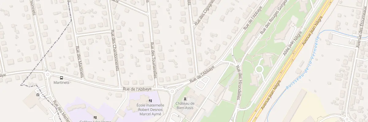 Plan du 5 Rue des Loriots à Montluçon