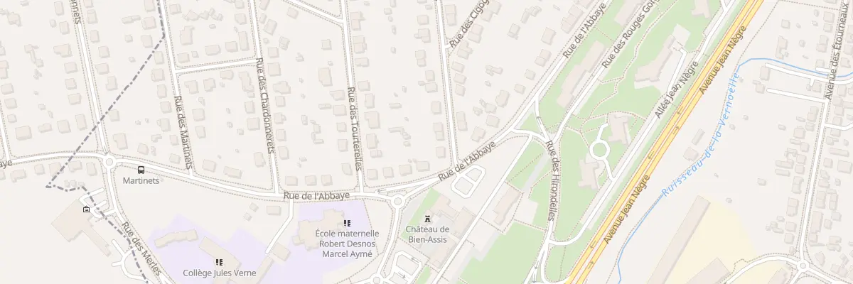 Plan du 3 Rue des Loriots à Montluçon