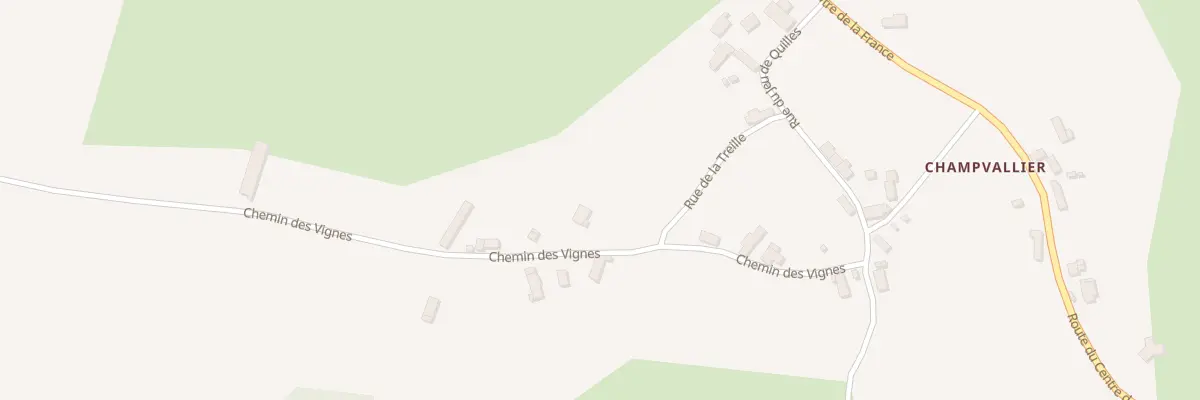 Plan du 3 Che des Vignes à Nassigny