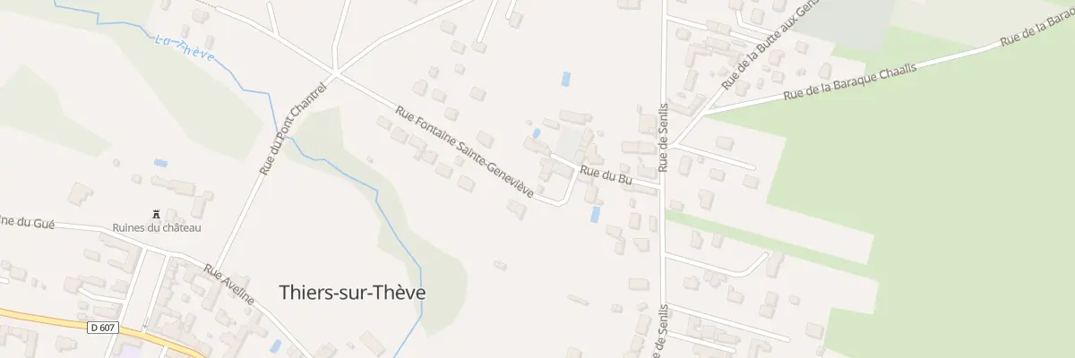 Plan du 2 Rue Fontaine Ste Genevieve à Thiers-sur-Thève