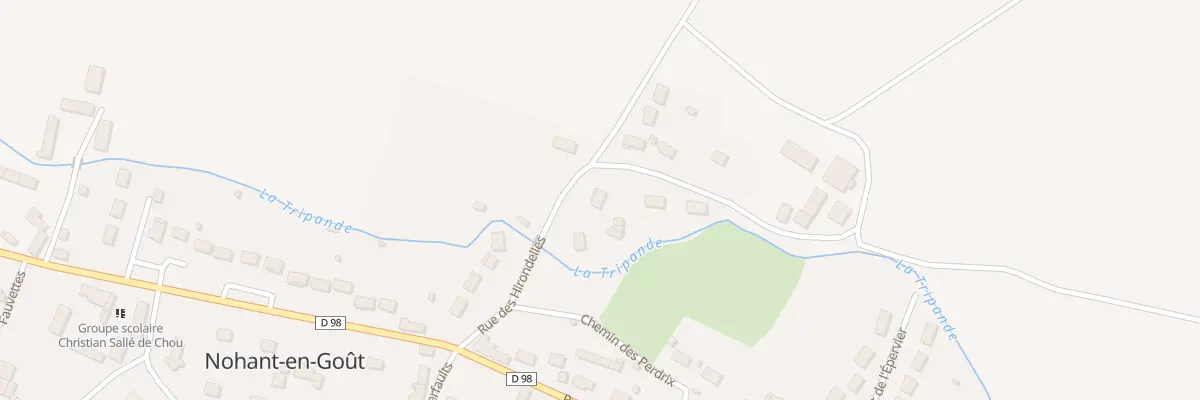 Plan du 6 Rue des Hirondelles à Nohant-en-Goût