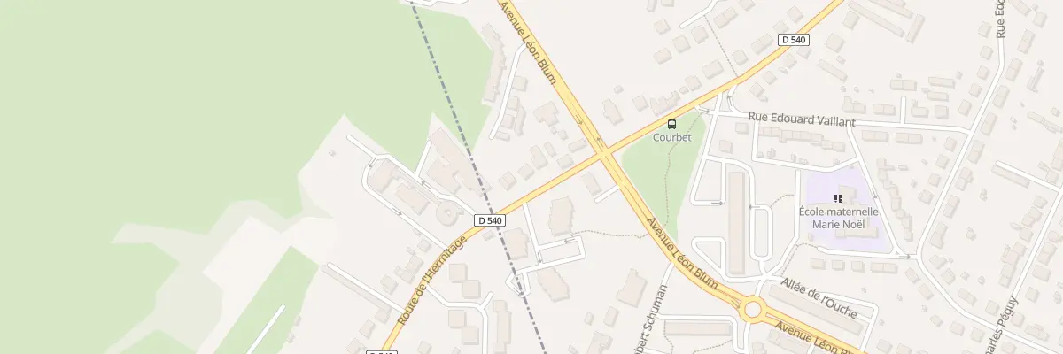 Plan du 118 Rue Gustave Courbet à Montluçon