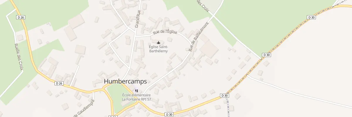 Plan du 9 Rue de Bailleulmont à Humbercamps