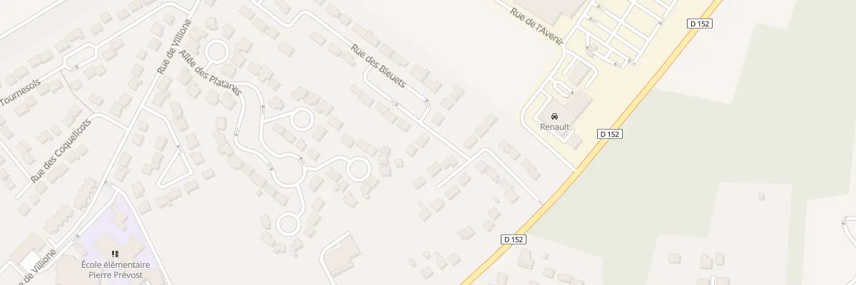 Plan du 28 Rue des Bleuets à La Chapelle-la-Reine