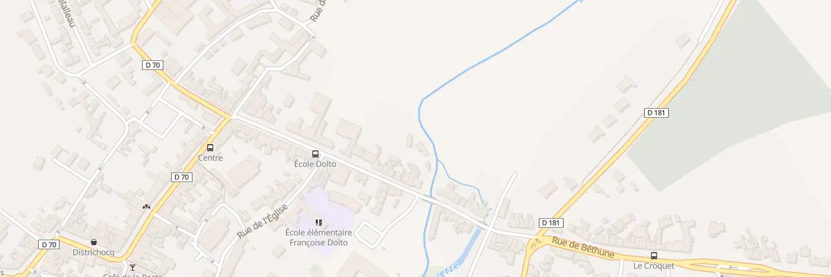 Plan du 585 Rue Principale à Chocques