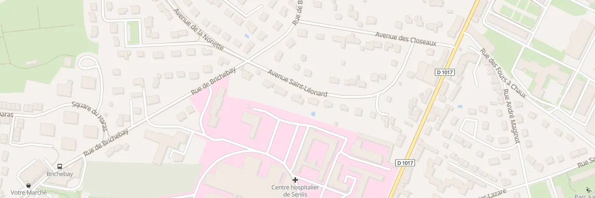 Plan du 27 Av de St Léonard à Senlis