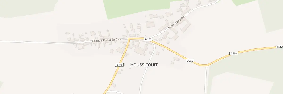 Plan du 3 Gr Grande Rue d’En Haut à Boussicourt
