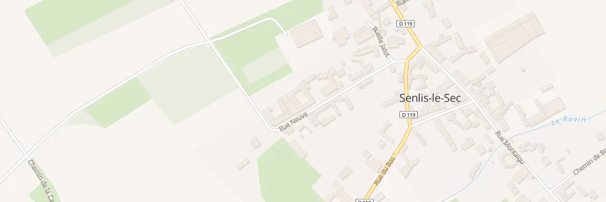Plan du 170 Rue Neuve à Senlis-le-Sec