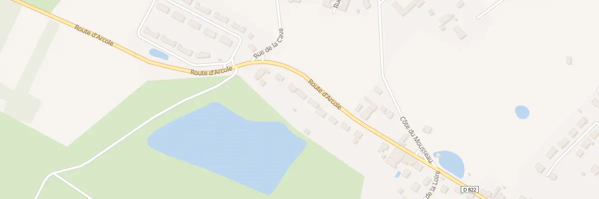 Plan du 237 Rte d’Arcole à Nevoy