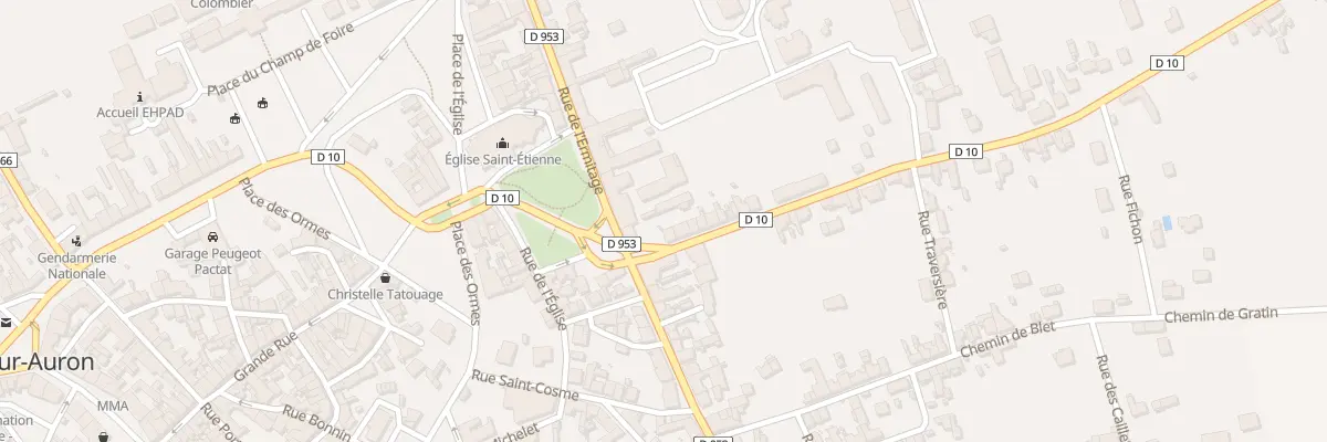 Plan du 4 Rue de l’Ermitage à Dun-sur-Auron