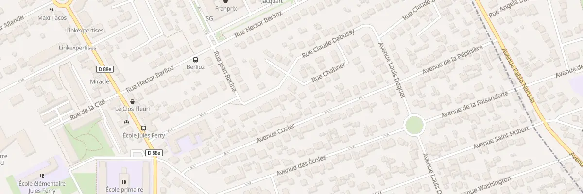 Plan du 32 Rue Claude Debussy à Tremblay-en-France