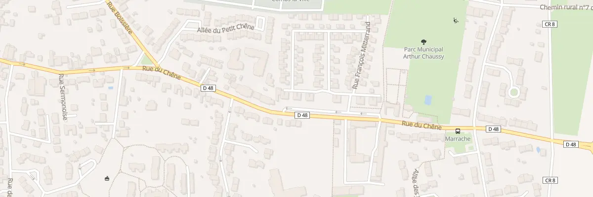 Plan du 71 Rue Francois Mitterrand à Combs-la-Ville