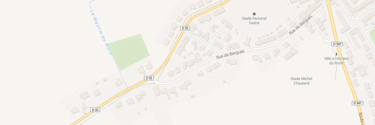 Plan du 60 Rue de Bergues à Hondschoote