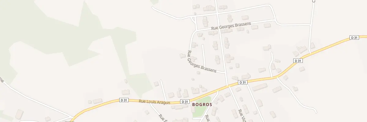 Plan du 1 Rue Georges Brassens à Messeix