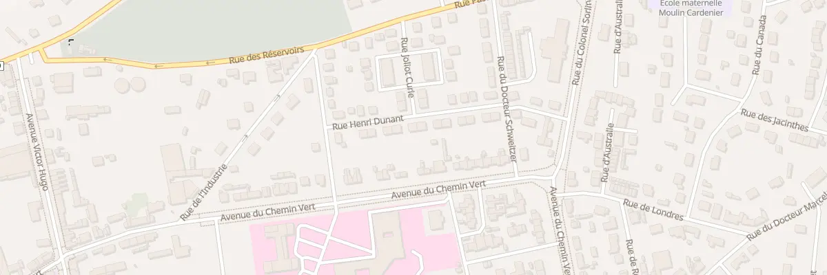 Plan du 10 Rue Henri Dunant à Montdidier