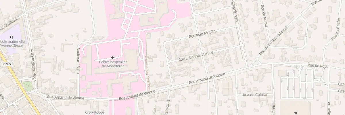 Plan du 8 Rue Jean Moulin à Montdidier