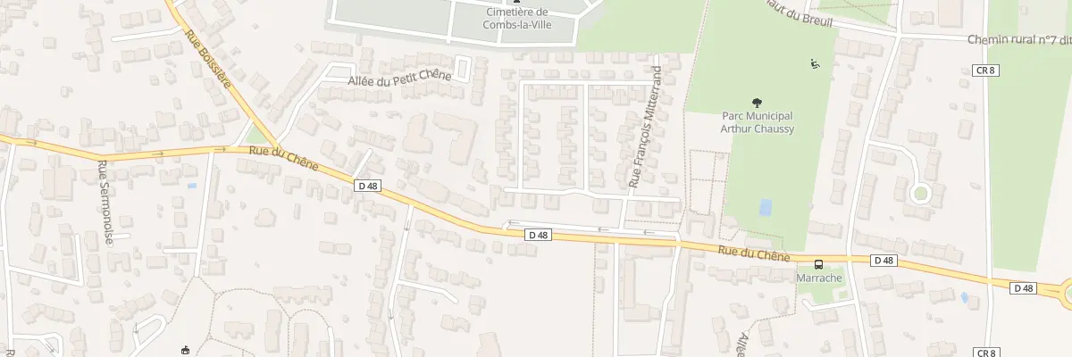 Plan du 52 Rue Francois Mitterrand à Combs-la-Ville