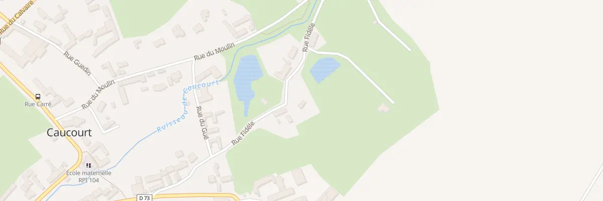 Plan du 3 Rue Fidèle à Caucourt