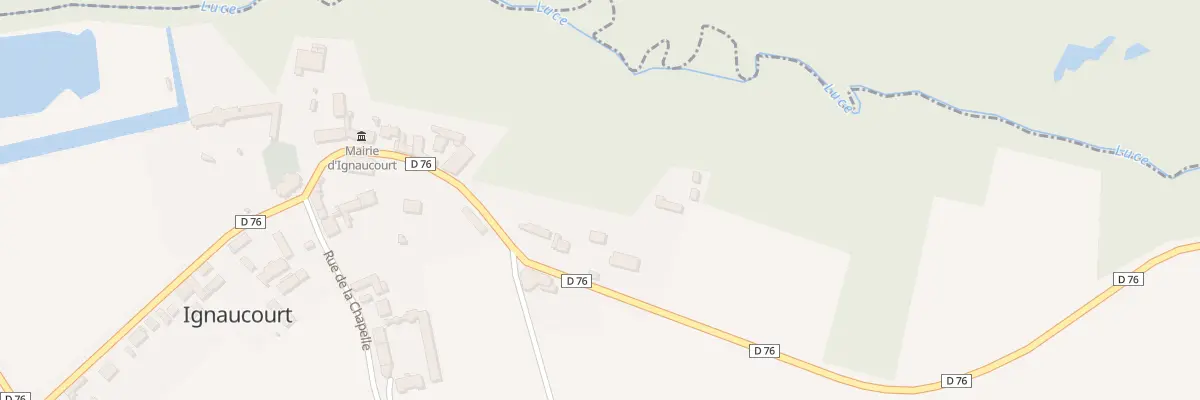 Plan du 25 Le Village à Ignaucourt