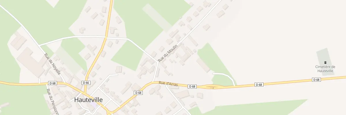 Plan du 6 Rue du Moulin à Hauteville