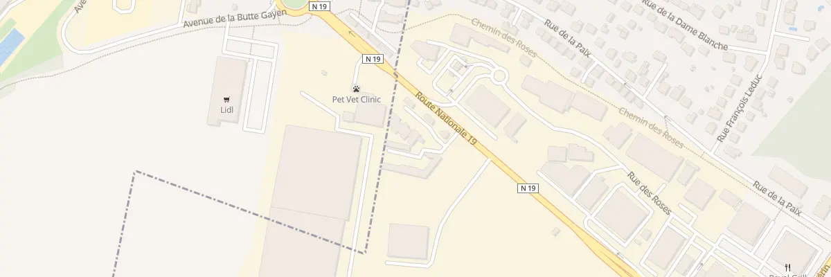 Plan du 2 Route Nationale 19 à Servon