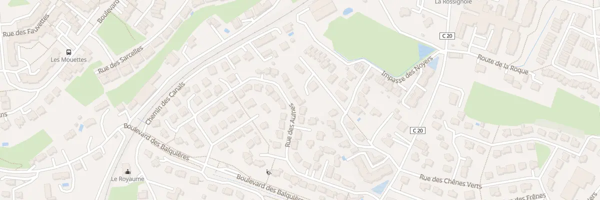 Plan du 34 Rue des Aulnes à Onet-le-Château