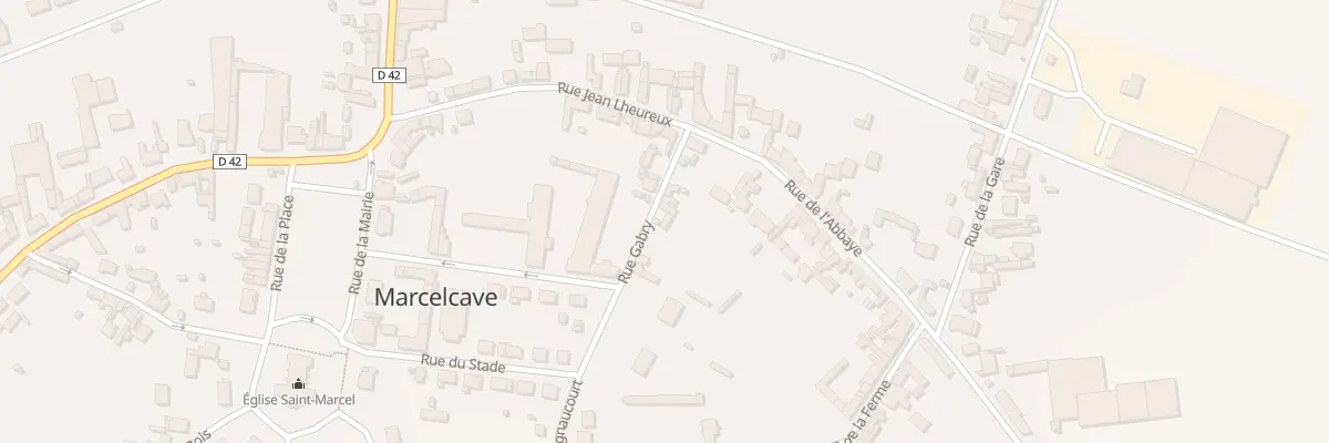 Plan du 5 Rue Gabry à Marcelcave