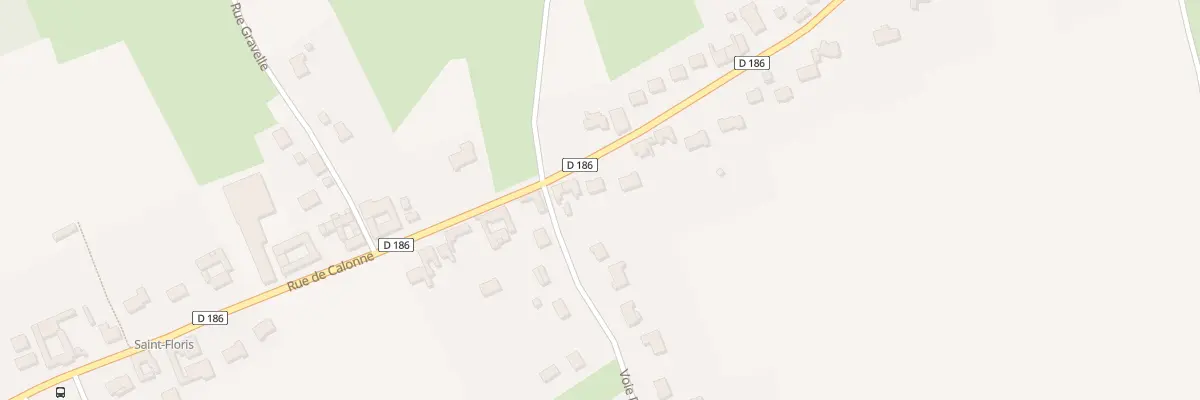 Plan du 582 Rue de Calonne à Saint-Floris
