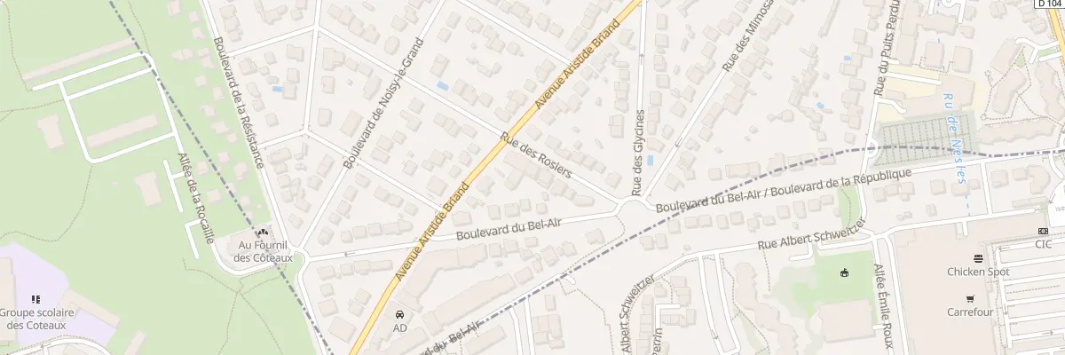 Plan du 26 Rue des Rosiers à Gournay-sur-Marne