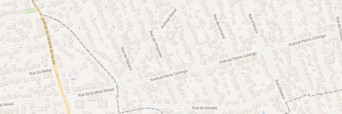 Plan du 87 Rue de l’Argonne à Tremblay-en-France
