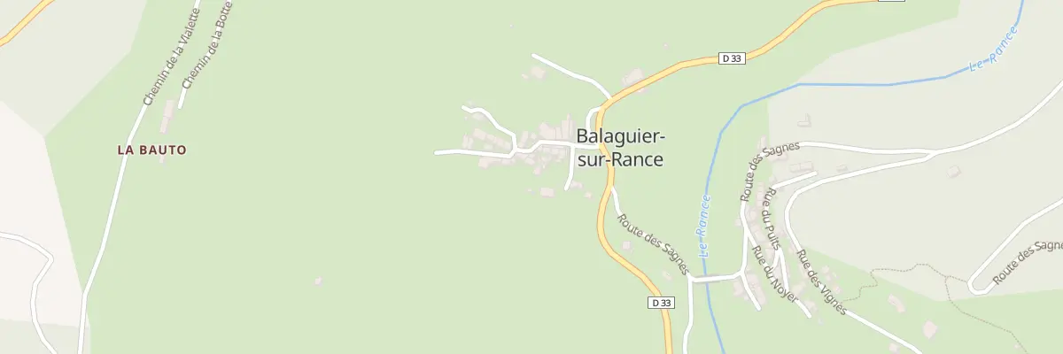 Plan du 5020 Balaguier sur Rance à Balaguier-sur-Rance